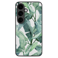 Leuke Telefoonhoesjes Samsung Galaxy S26 hoesje glas - Banana leaves