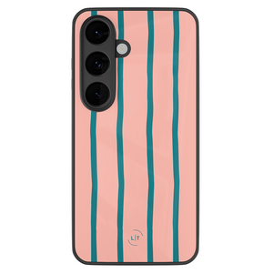 Leuke Telefoonhoesjes Samsung Galaxy S26 hoesje glas - Pink flow