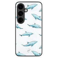Leuke Telefoonhoesjes Samsung Galaxy S26 hoesje glas - Dolfijnen