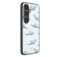 Leuke Telefoonhoesjes Samsung Galaxy S26 hoesje glas - Dolfijnen