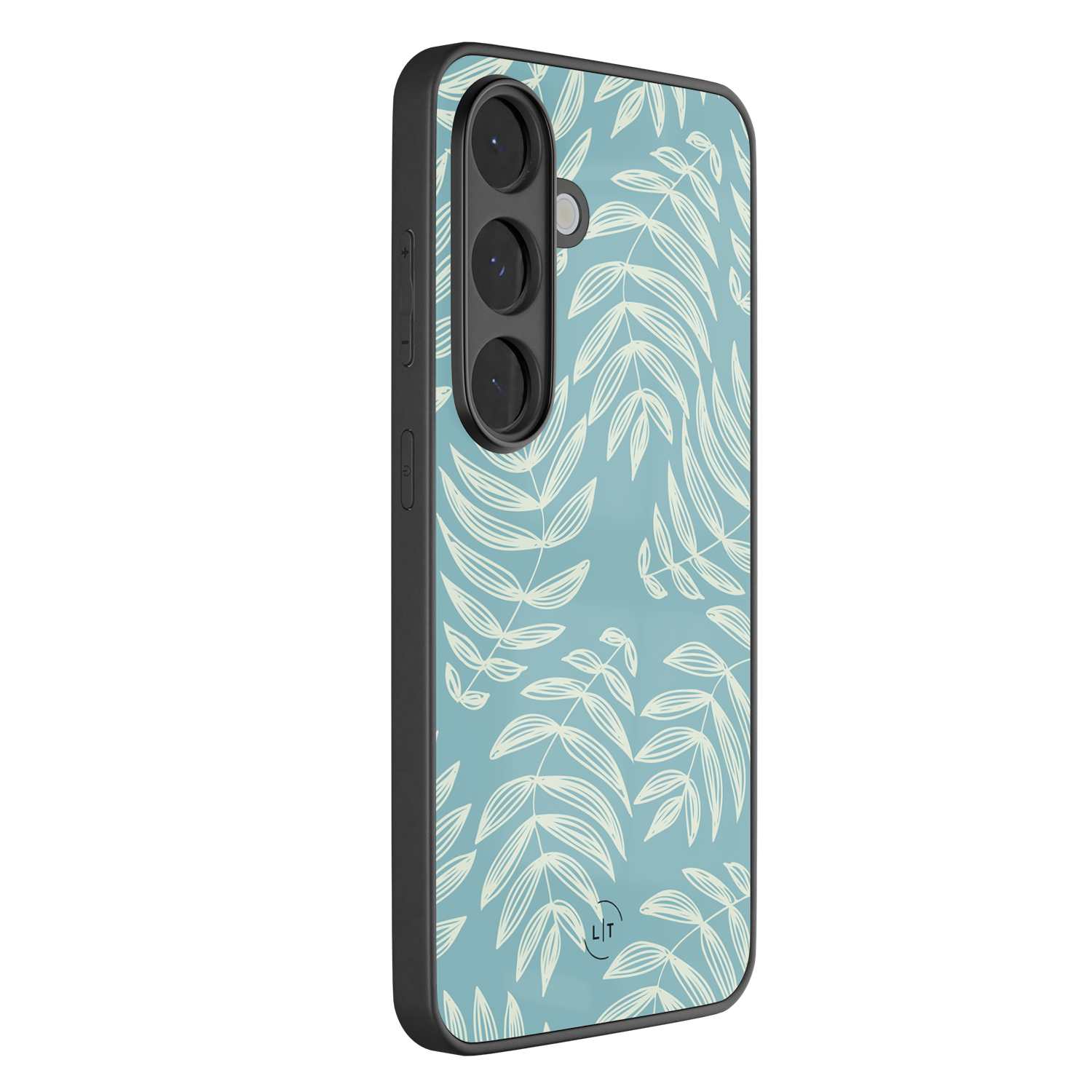Leuke Telefoonhoesjes Samsung Galaxy S26 hoesje glas - Pastel leaves