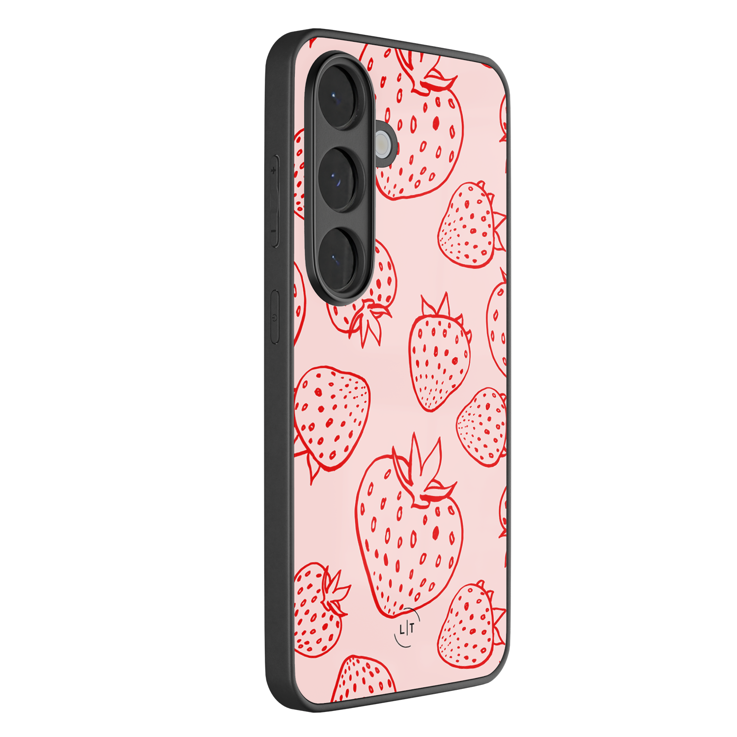 Leuke Telefoonhoesjes Samsung Galaxy S26 hoesje glas - Aardbei