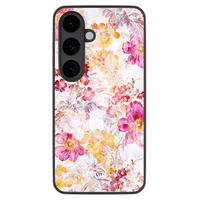 Leuke Telefoonhoesjes Samsung Galaxy S26 hoesje glas - Pink blossom