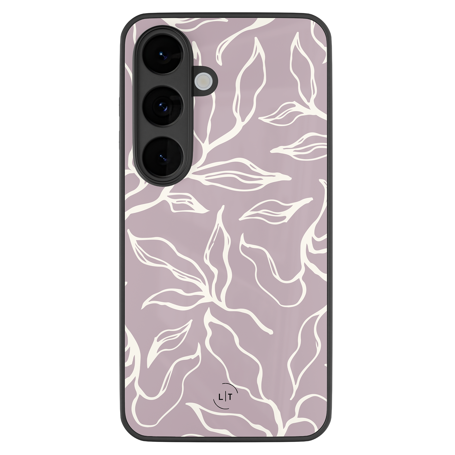 Leuke Telefoonhoesjes Samsung Galaxy S26 hoesje glas - Lila leaves