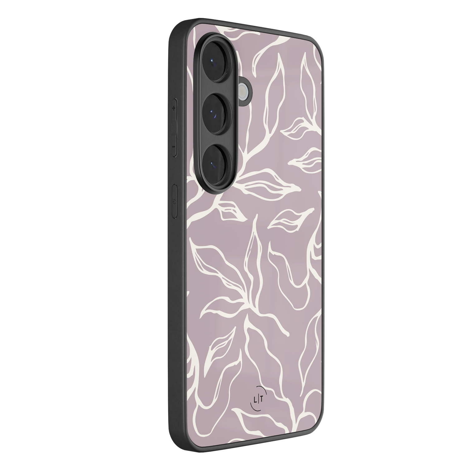 Leuke Telefoonhoesjes Samsung Galaxy S26 hoesje glas - Lila leaves