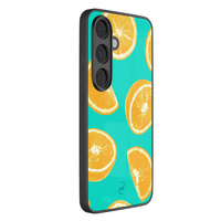 Leuke Telefoonhoesjes Samsung Galaxy S26 hoesje glas - Fresh oranges
