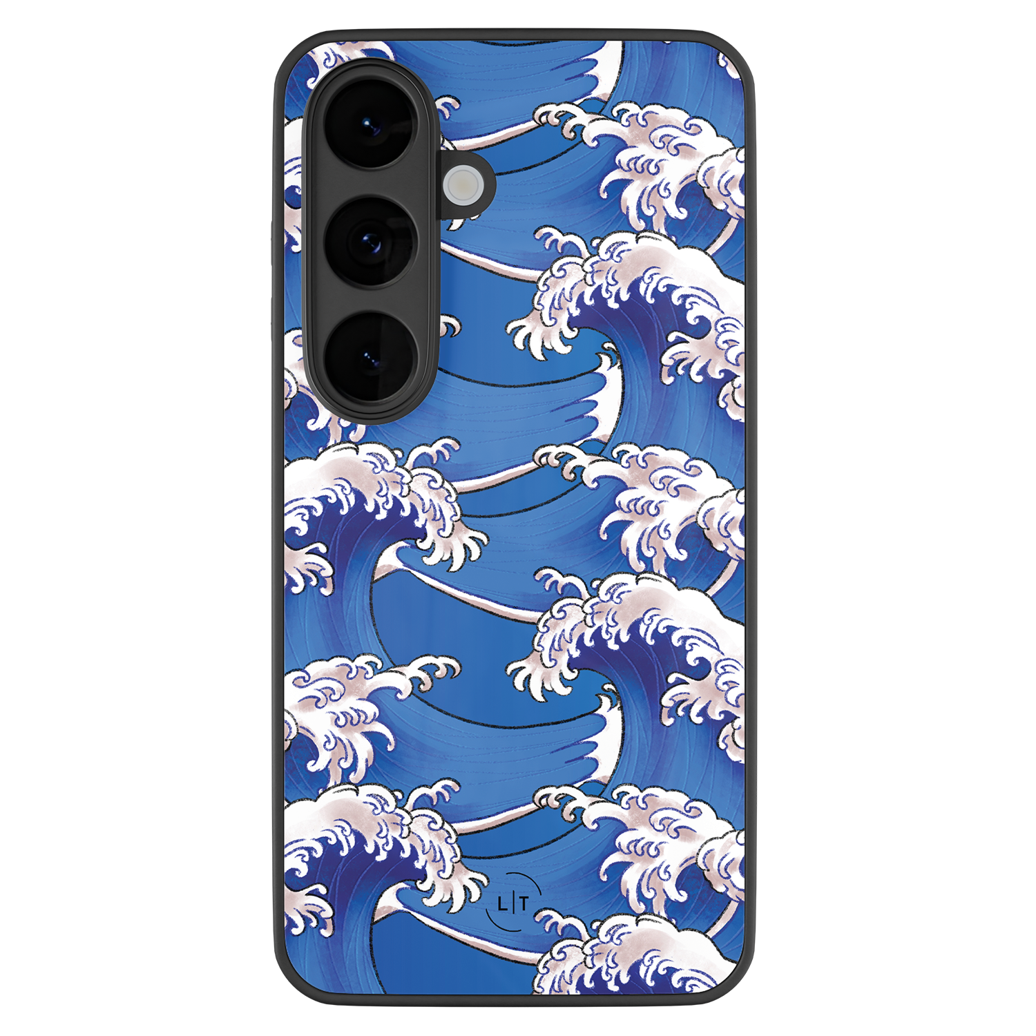 Leuke Telefoonhoesjes Samsung Galaxy S26 hoesje glas - Japanese waves
