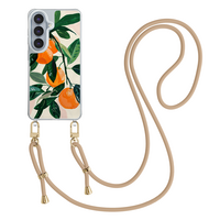 Leuke Telefoonhoesjes Samsung Galaxy S26 hoesje met beige koord - Oranges