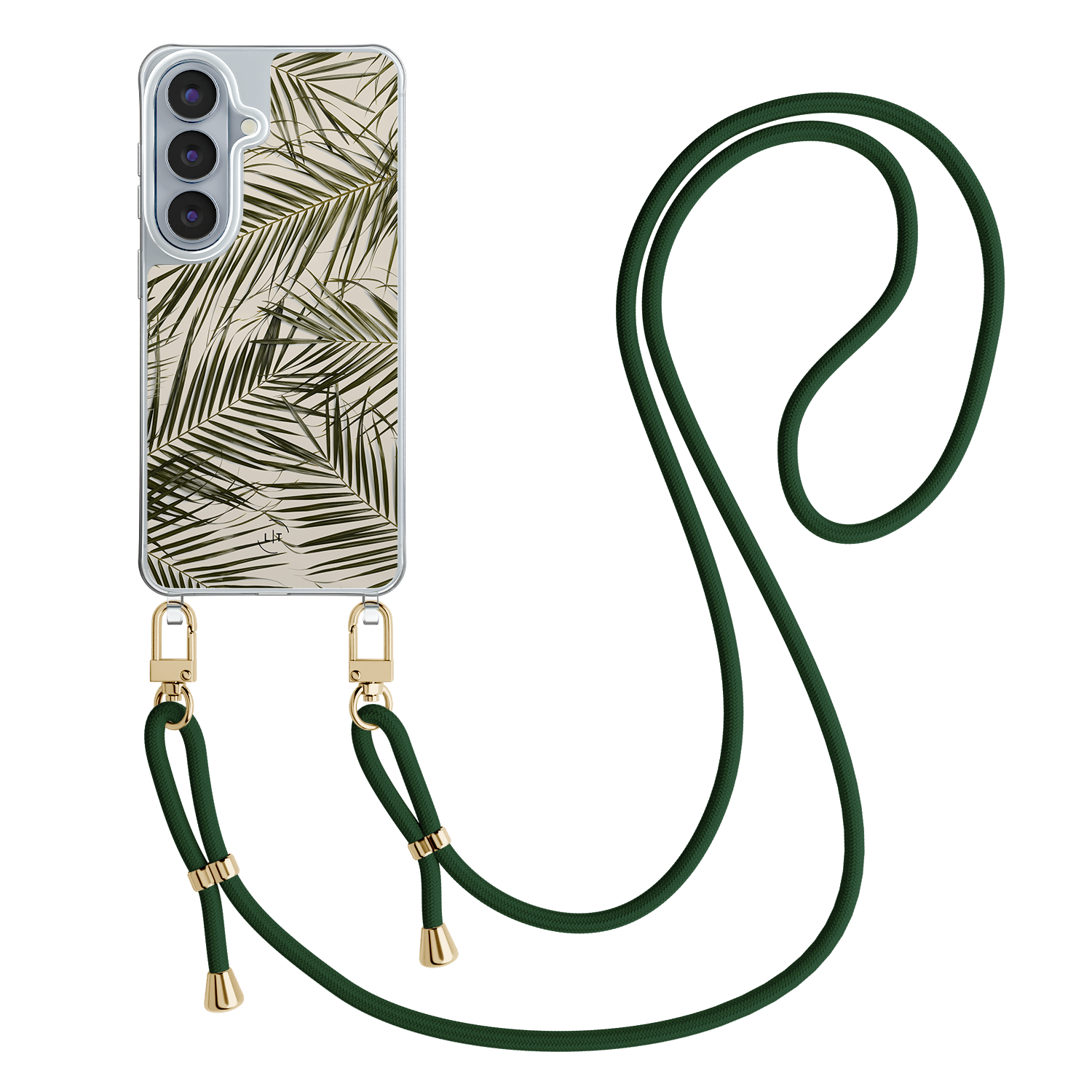 Leuke Telefoonhoesjes Samsung Galaxy S26 hoesje met groen koord - Leave me alone