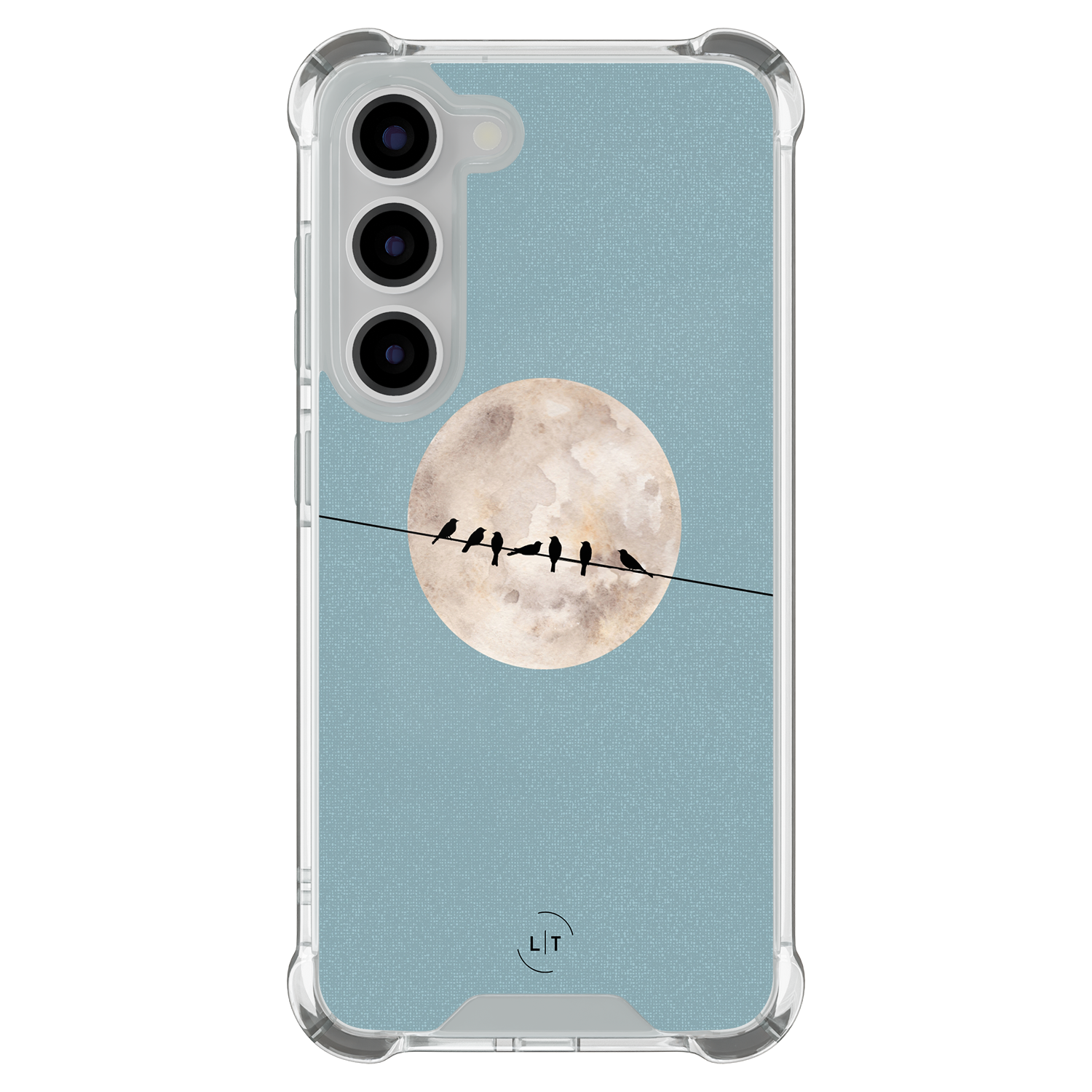Leuke Telefoonhoesjes Samsung Galaxy S23 shockproof case - Moon birds