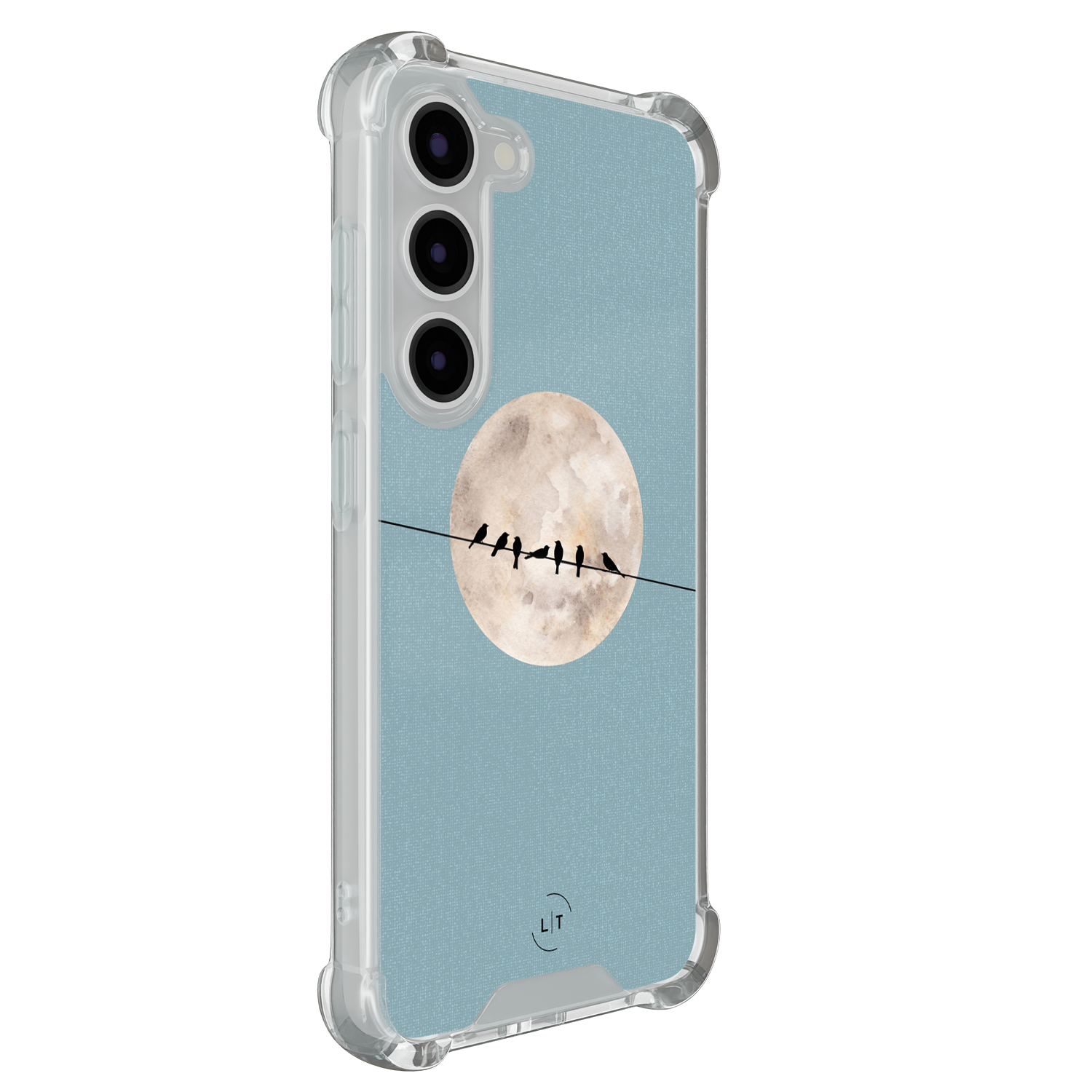 Leuke Telefoonhoesjes Samsung Galaxy S23 shockproof case - Moon birds