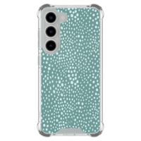 Leuke Telefoonhoesjes Samsung Galaxy S23 shockproof case - Blue dots