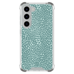 Leuke Telefoonhoesjes Samsung Galaxy S23 shockproof case - Blue dots