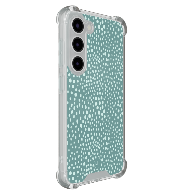 Leuke Telefoonhoesjes Samsung Galaxy S23 shockproof case - Blue dots