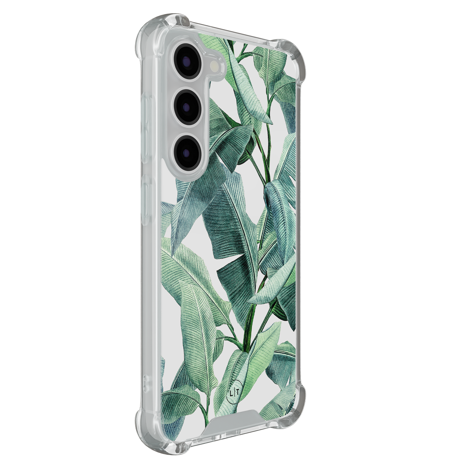 Leuke Telefoonhoesjes Samsung Galaxy S23 shockproof case - Banana leaves