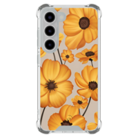 Leuke Telefoonhoesjes Samsung Galaxy S23 shockproof case - Golden bloom