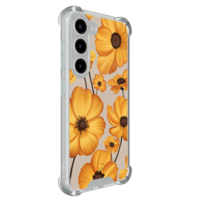 Leuke Telefoonhoesjes Samsung Galaxy S23 shockproof case - Golden bloom