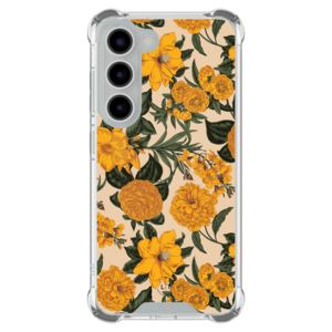 Leuke Telefoonhoesjes Samsung Galaxy S23 shockproof case - Retro flowers