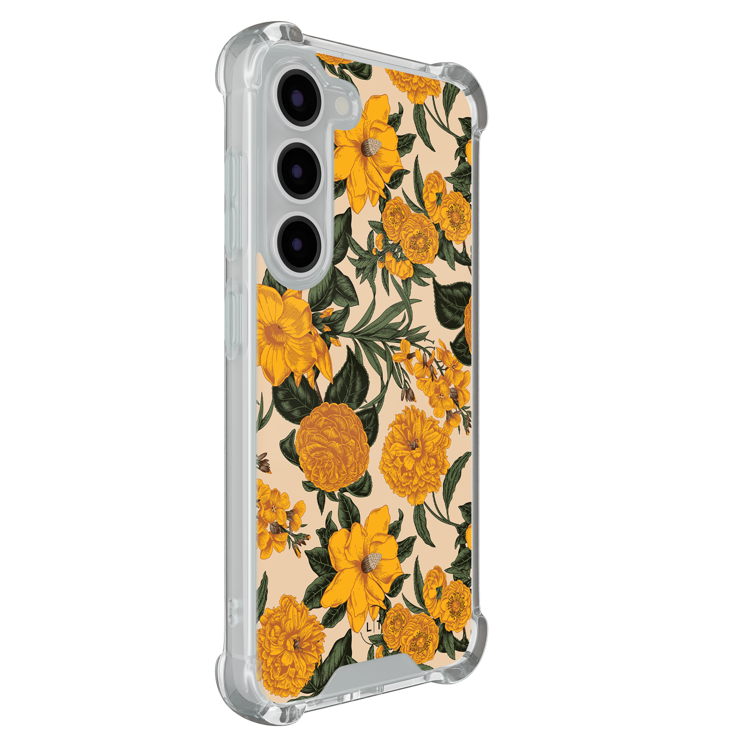 Leuke Telefoonhoesjes Samsung Galaxy S23 shockproof case - Retro flowers