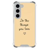 Leuke Telefoonhoesjes Samsung Galaxy S23 shockproof case - Do the things you love