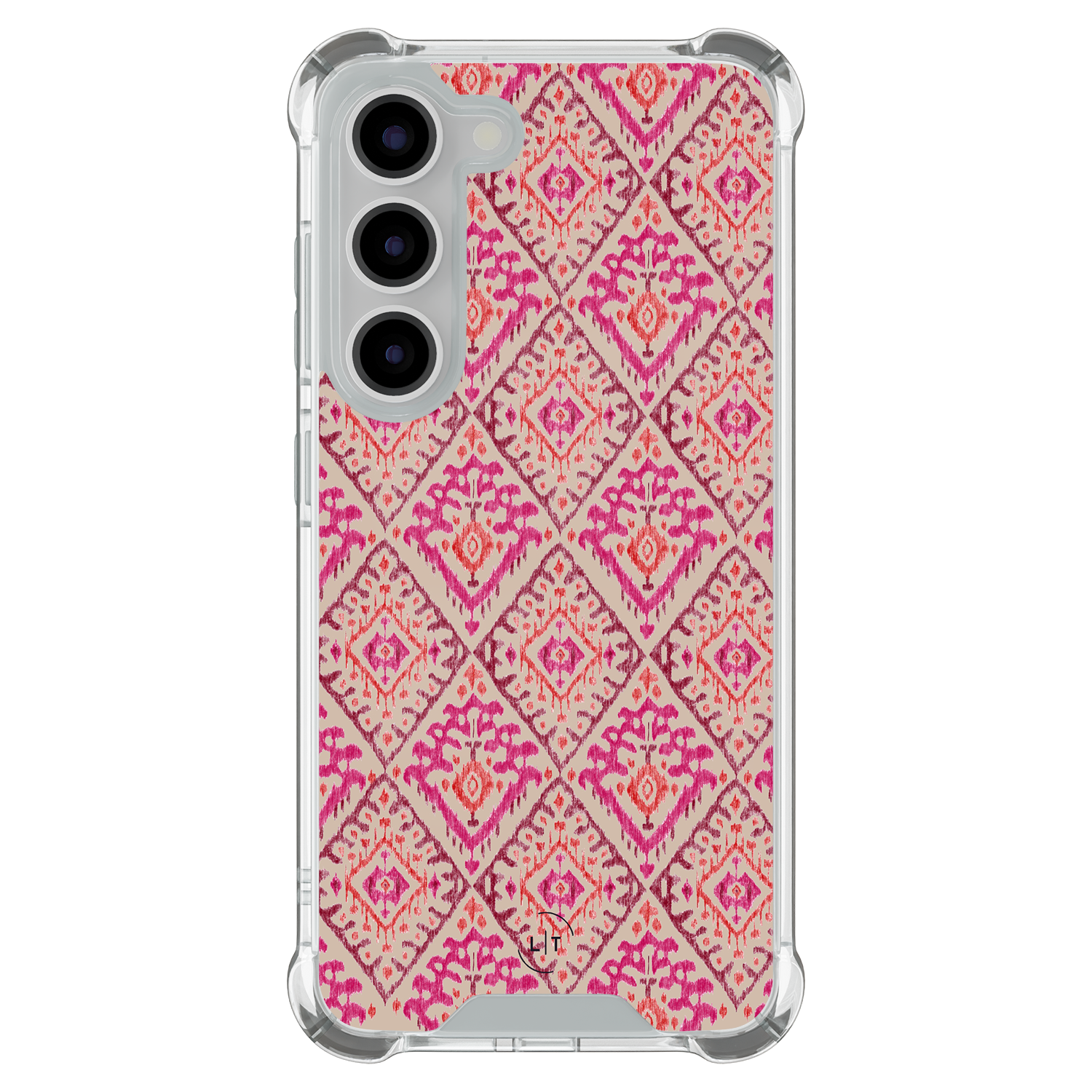 Leuke Telefoonhoesjes Samsung Galaxy S23 shockproof case - Ibiza art deco