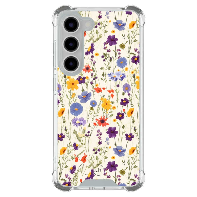 Leuke Telefoonhoesjes Samsung Galaxy S23 shockproof case - Wildflowers