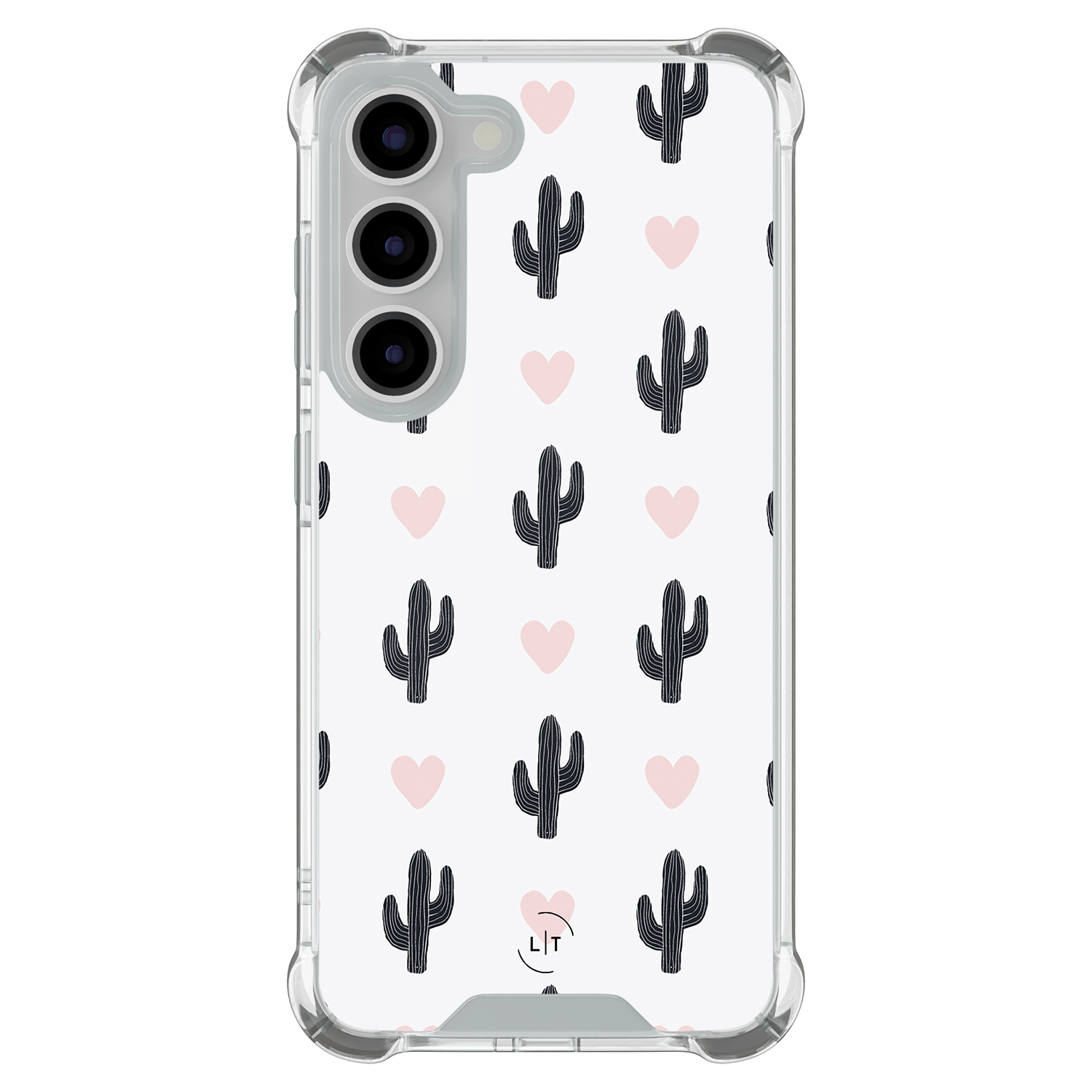 Leuke Telefoonhoesjes Samsung Galaxy S23 shockproof case - Cactus love
