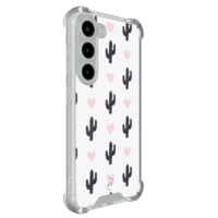 Leuke Telefoonhoesjes Samsung Galaxy S23 shockproof case - Cactus love