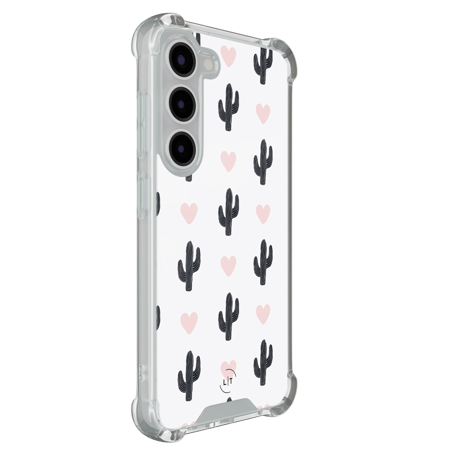 Leuke Telefoonhoesjes Samsung Galaxy S23 shockproof case - Cactus love