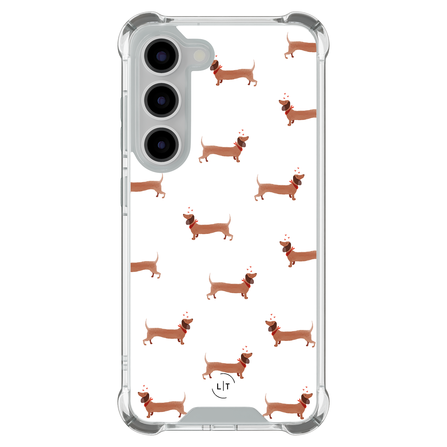 Leuke Telefoonhoesjes Samsung Galaxy S23 shockproof case - Teckels