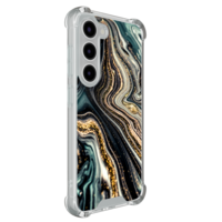 Leuke Telefoonhoesjes Samsung Galaxy S23 shockproof case - Marmer swirl