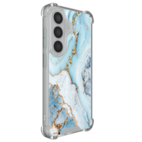 Leuke Telefoonhoesjes Samsung Galaxy S26 shockproof case - Marmer babyblauw