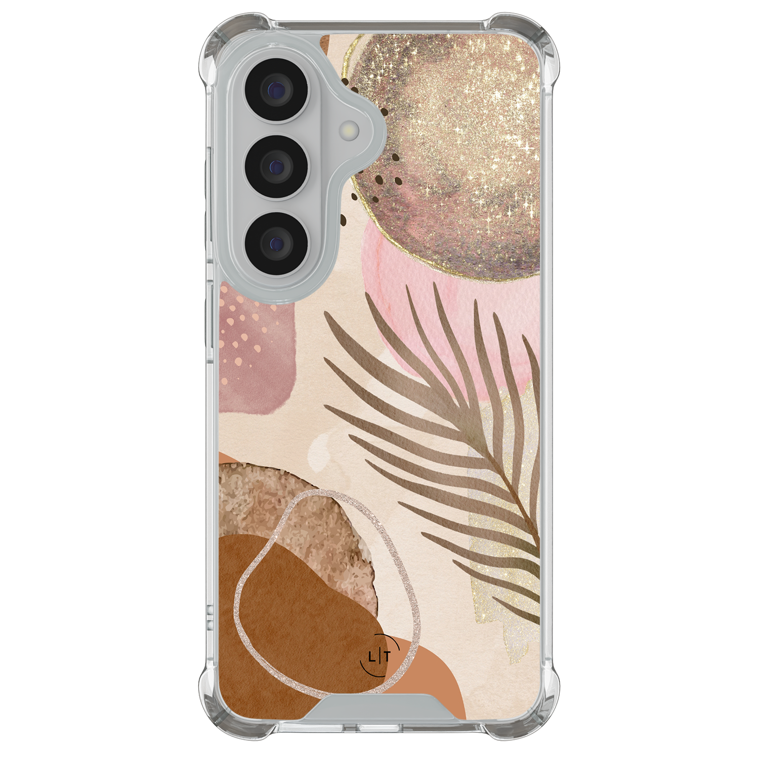 Leuke Telefoonhoesjes Samsung Galaxy S26 shockproof case - Abstract blush shapes