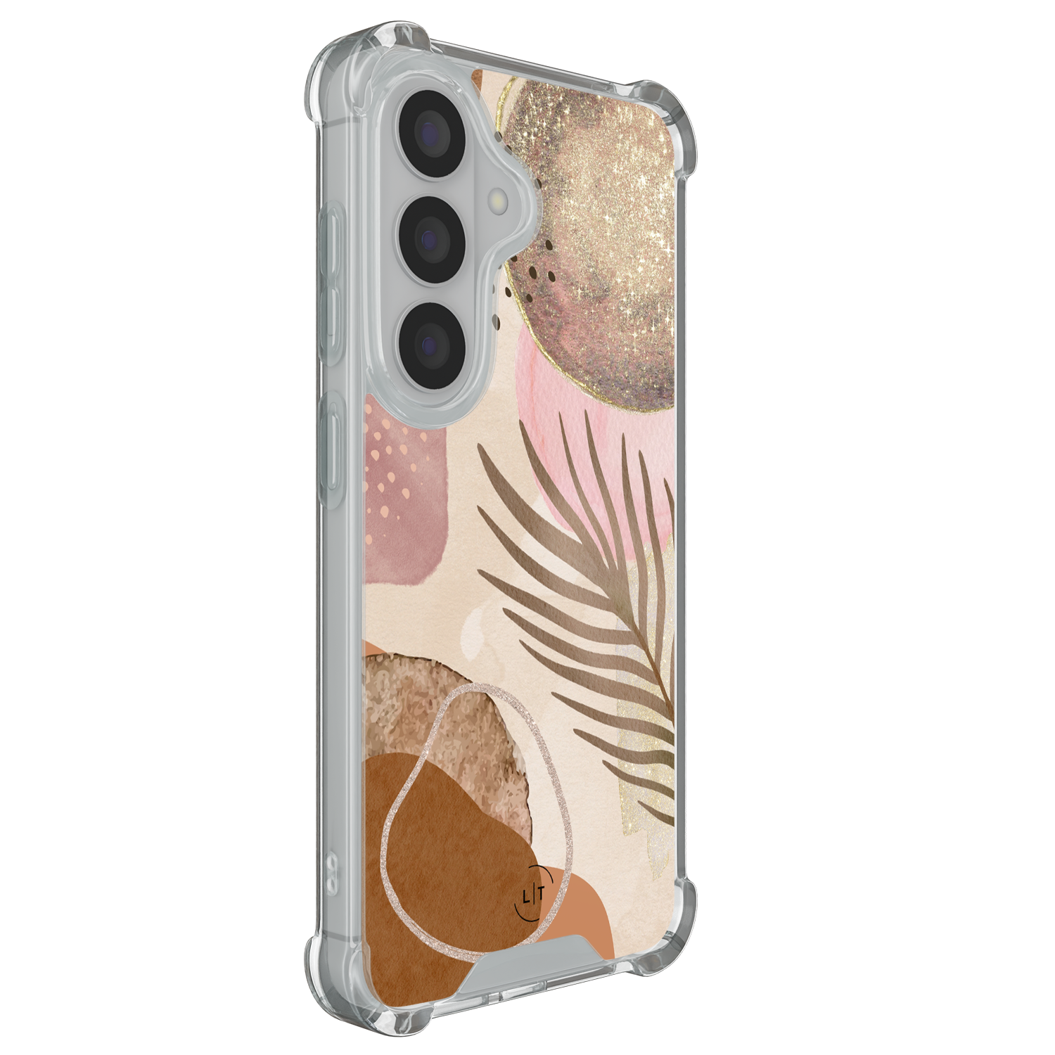 Leuke Telefoonhoesjes Samsung Galaxy S26 shockproof case - Abstract blush shapes