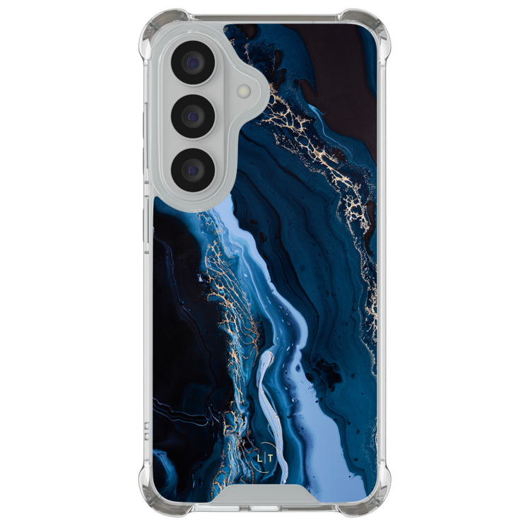 Leuke Telefoonhoesjes Samsung Galaxy S26 shockproof case - Marmer lagoon blauw