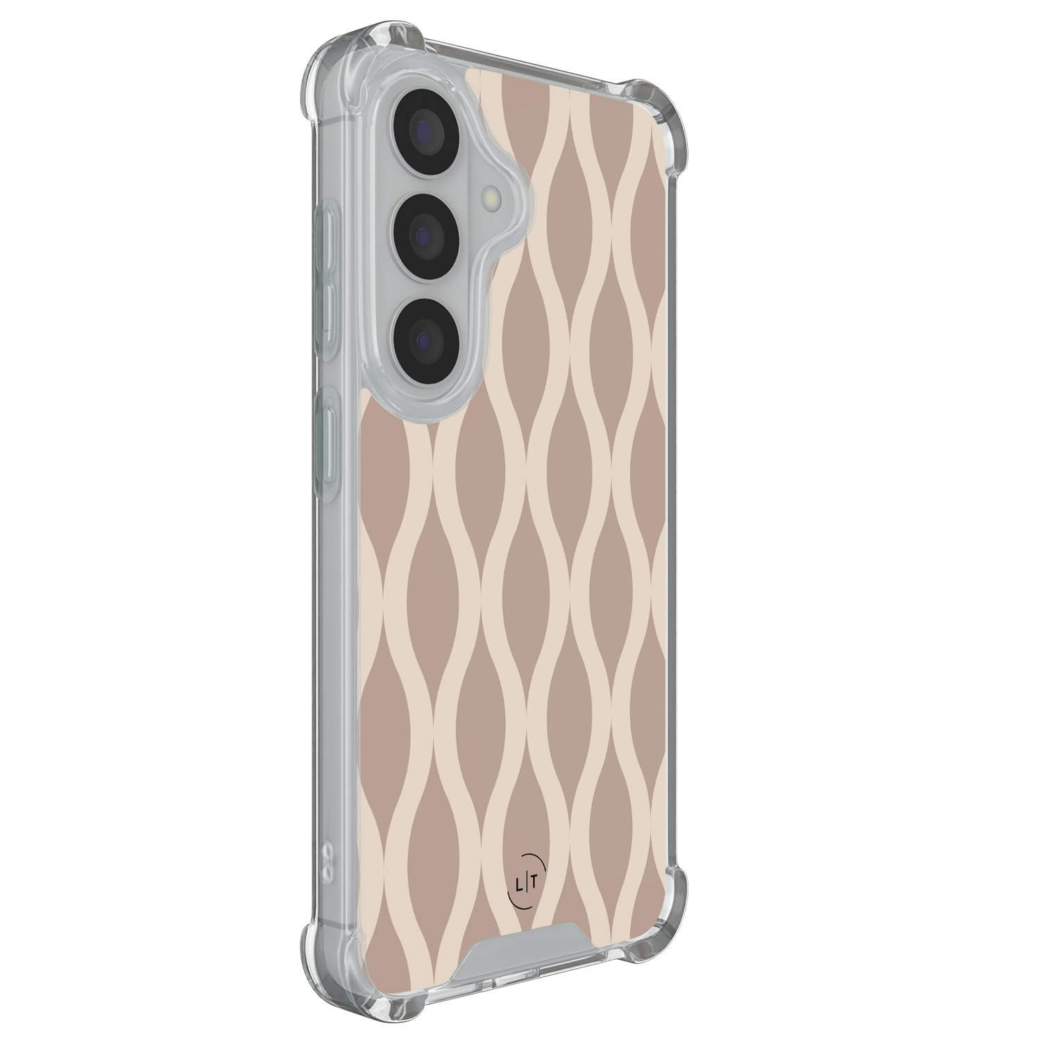 Leuke Telefoonhoesjes Samsung Galaxy S26 shockproof case - Abstract beige
