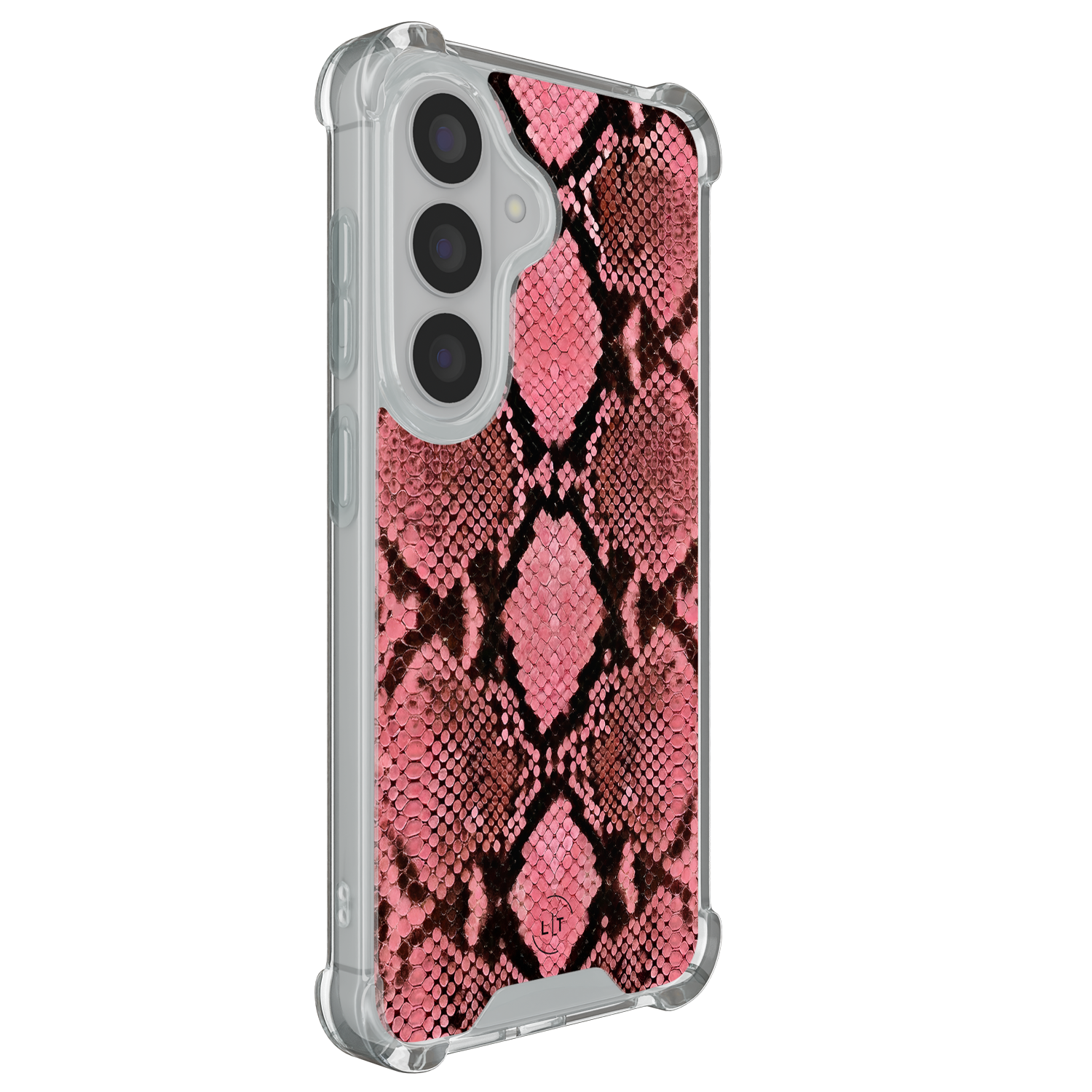 Leuke Telefoonhoesjes Samsung Galaxy S26 shockproof case - Slangenprint roze
