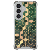 Leuke Telefoonhoesjes Samsung Galaxy S26 shockproof case - Kubus groen