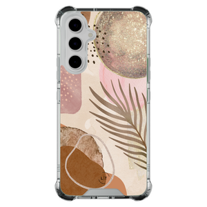 Leuke Telefoonhoesjes Samsung Galaxy A55 shockproof case - Abstract blush shapes
