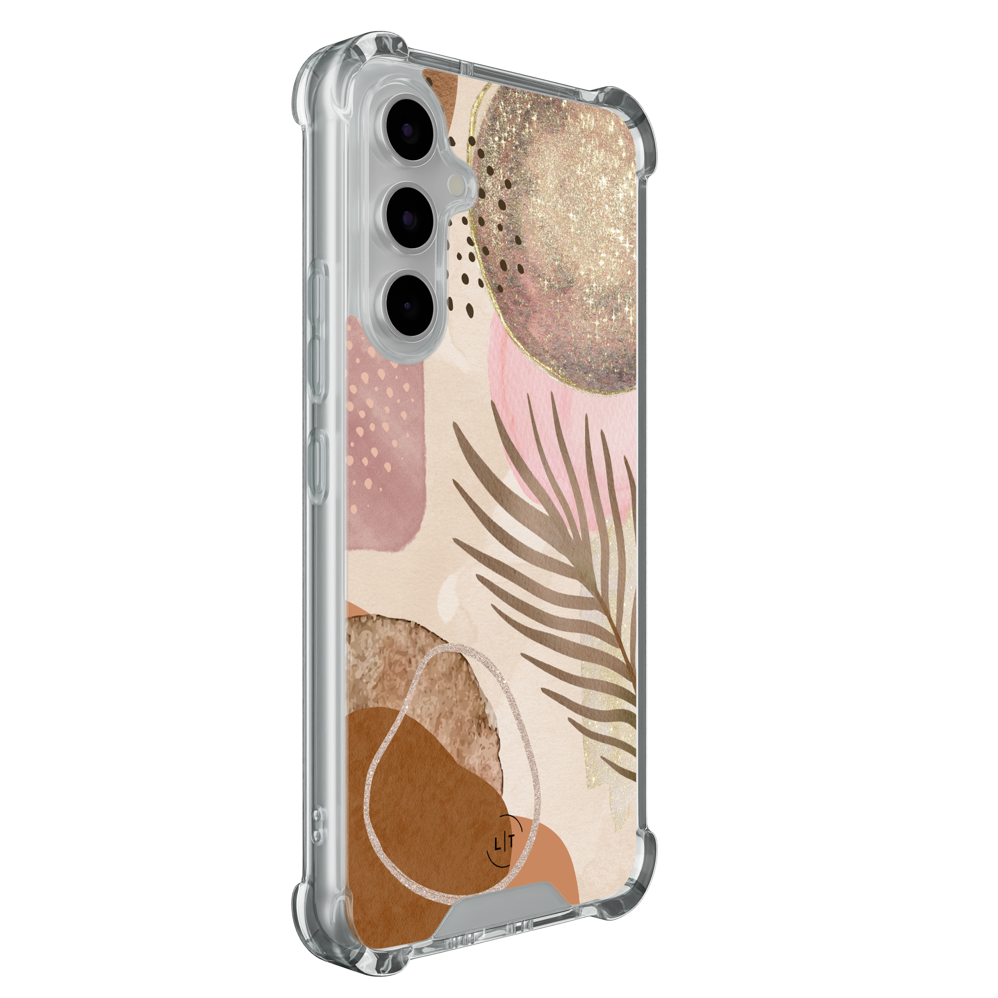 Leuke Telefoonhoesjes Samsung Galaxy A55 shockproof case - Abstract blush shapes