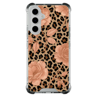 Leuke Telefoonhoesjes Samsung Galaxy A55 shockproof case - Leo flowers
