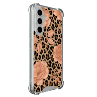 Leuke Telefoonhoesjes Samsung Galaxy A55 shockproof case - Leo flowers