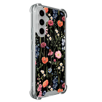 Leuke Telefoonhoesjes Samsung Galaxy A55 shockproof case - Dark flowers
