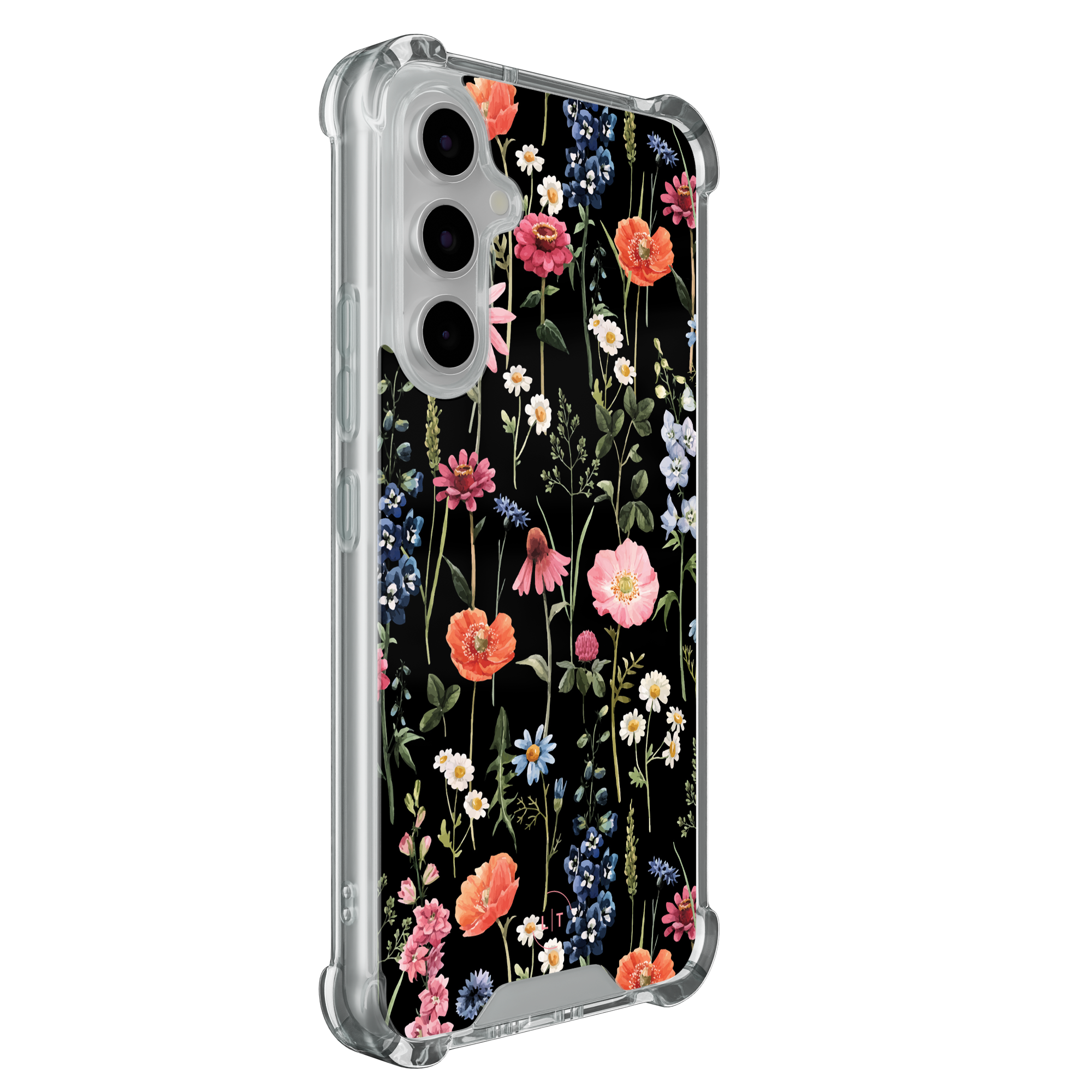 Leuke Telefoonhoesjes Samsung Galaxy A55 shockproof case - Dark flowers