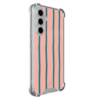 Leuke Telefoonhoesjes Samsung Galaxy A55 shockproof case - Pink flow