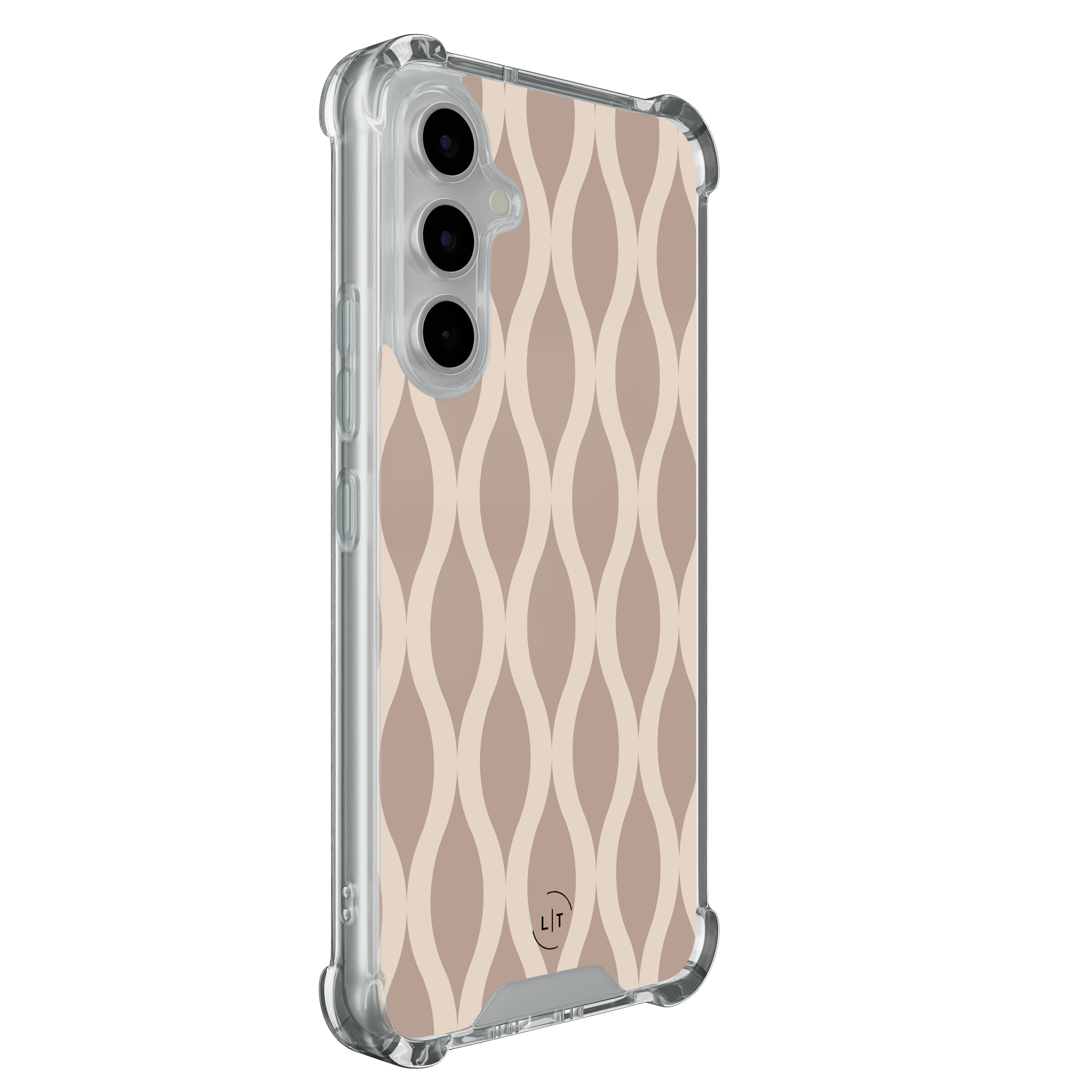 Leuke Telefoonhoesjes Samsung Galaxy A55 shockproof case - Abstract beige