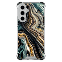Leuke Telefoonhoesjes Samsung Galaxy A55 shockproof case - Marmer swirl