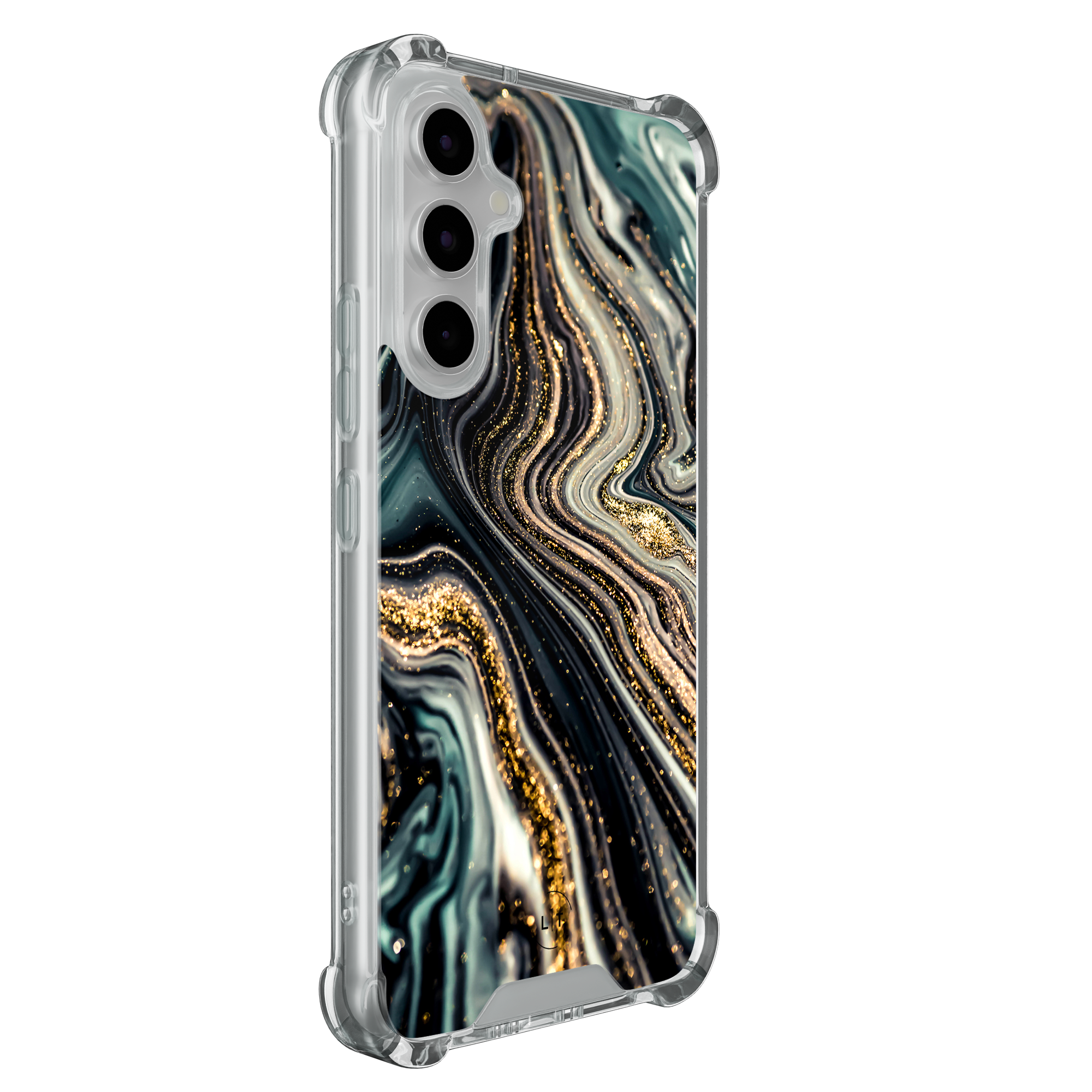 Leuke Telefoonhoesjes Samsung Galaxy A55 shockproof case - Marmer swirl