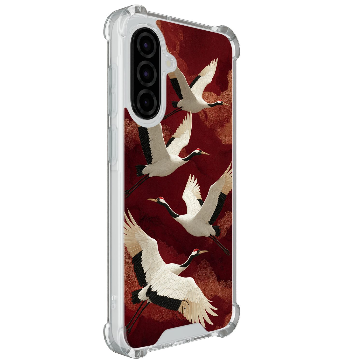 Leuke Telefoonhoesjes Samsung Galaxy A57 shockproof case - Crimson Cranes