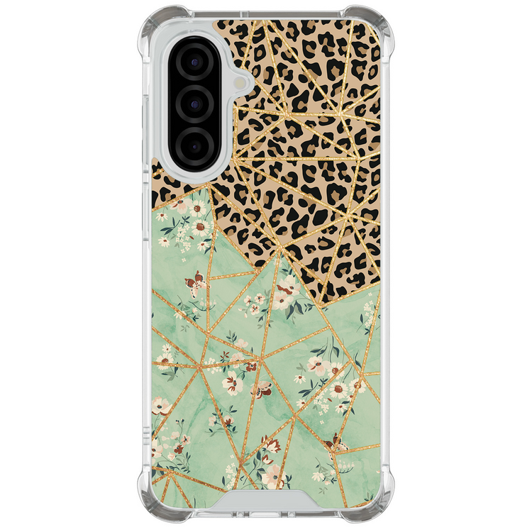 Leuke Telefoonhoesjes Samsung Galaxy A57 shockproof case - Luipaard flower print